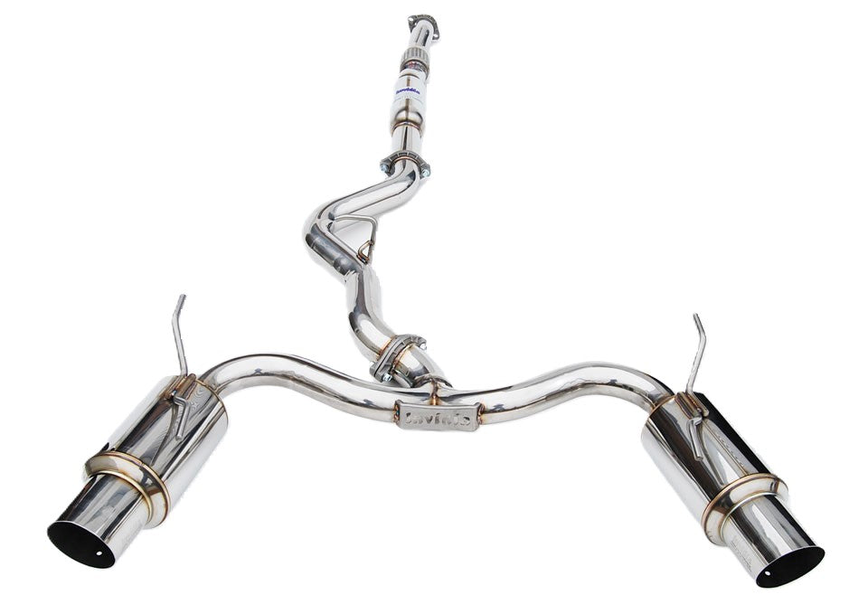 Invidia 08-14 Subaru STI 11-14 WRX Hatchback Dual N1 S.S.Tips Cat