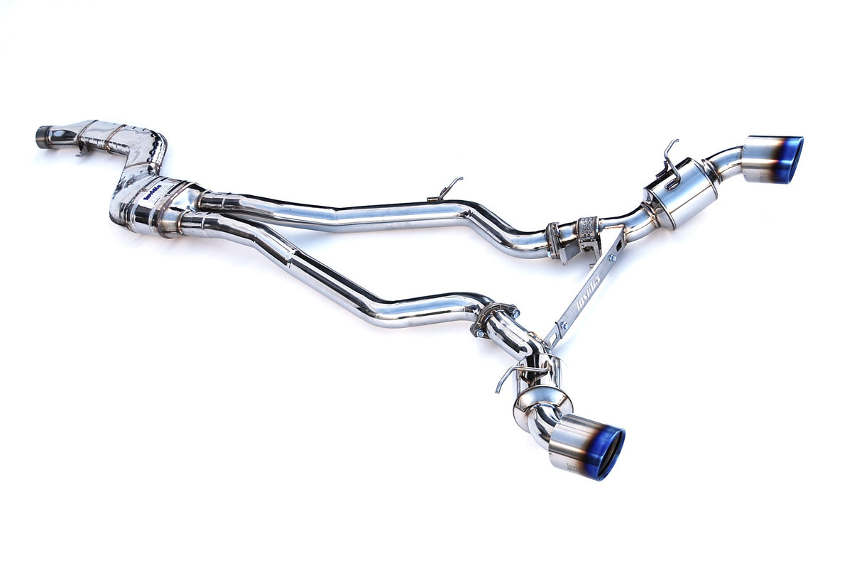 Invidia 19-Up Toyota Supra 3.0T Dual N1 Rolled Titanium tips Cat