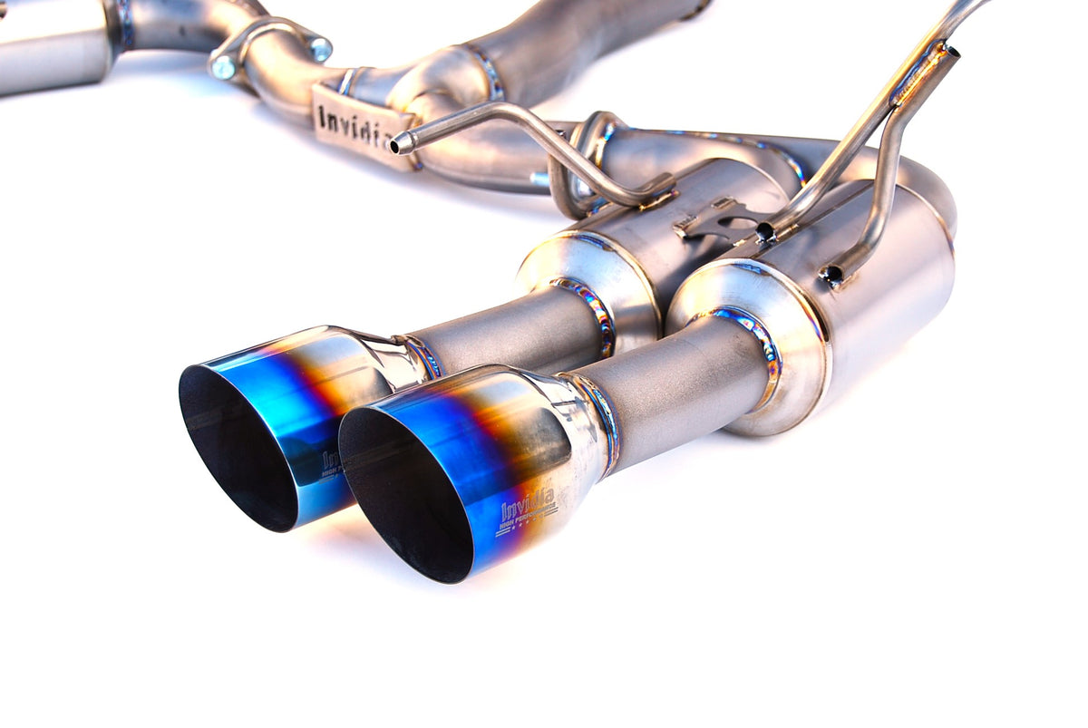 Invidia インビディア　ジェミニR400 Invidia Gemini R400 Full Titanium Cat-Back Exhaust - 2015