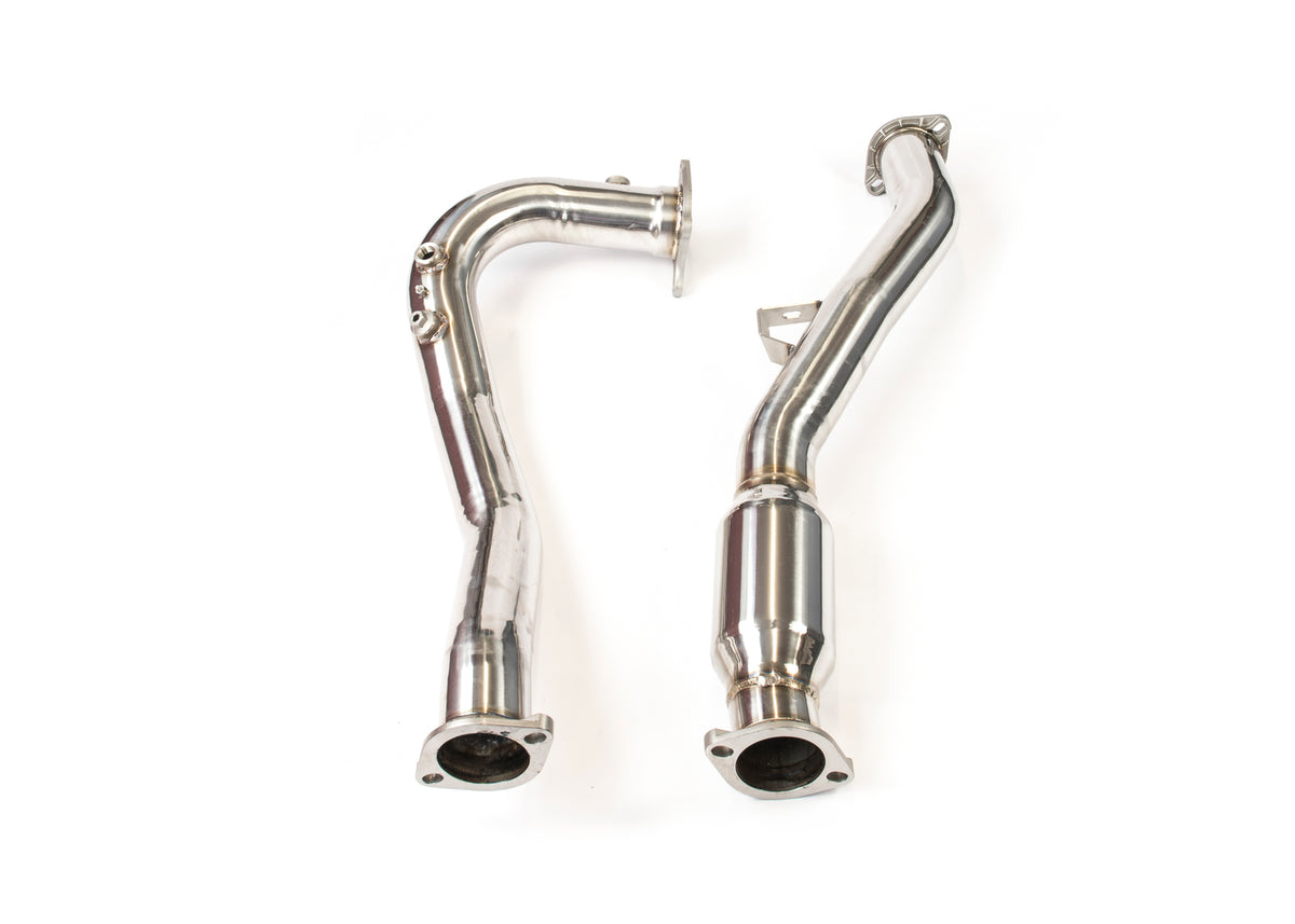 Invidia 15-21 Subaru WRX FA20 CATTED Down Pipe (Bottom Cat) wide