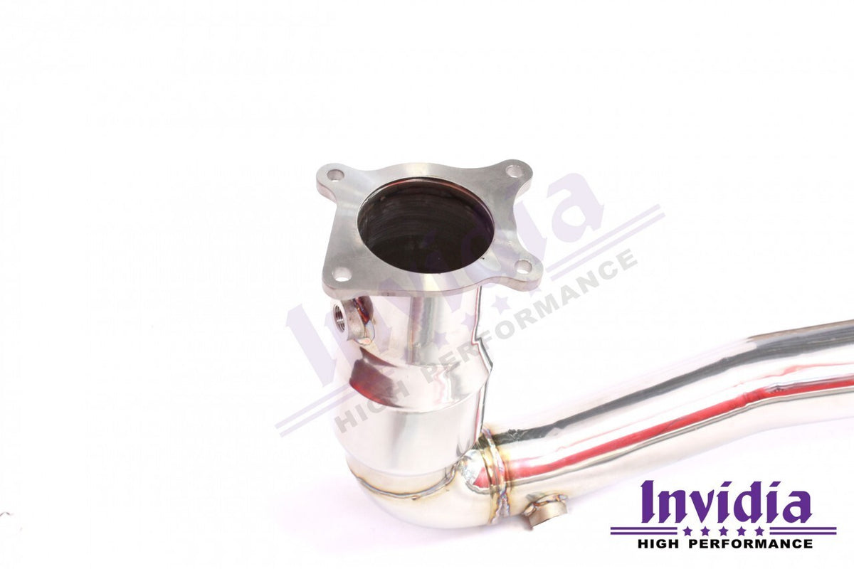 Invidia 15-21 Subaru WRX FA20 CATTED Down Pipe (Bottom Cat) wide