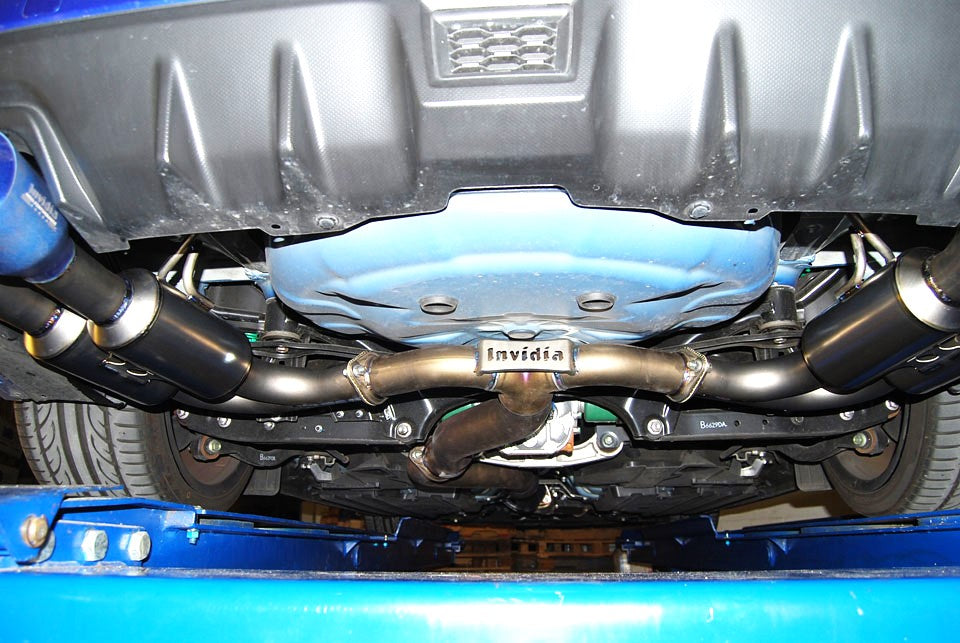 Invidia 11-14 Subaru WRX/STI Sedan Gemini R400 Full Titanium Cat-back Exhaust