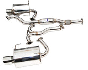 Invidia 08-14 Subaru WRX Sedan/Forester XT Q300 Dual Rolled S.S.Tips Cat-back Exhaust
