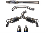 Invidia 08-Up Mitsubishi EVO X Dual N1 Titanium tip Cat-back Exhaust