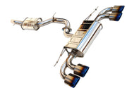 Invidia 14-16 VW Golf-R Q300 Quad Oval Titanium tip Cat-back Exhaust