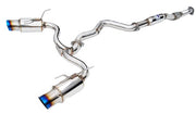 Invidia 08-14 Subaru STI 11-14 WRX Hatchback Dual N1 Titanium tip Cat-back Exhaust