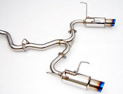 Invidia 15-21 Subaru WRX/STI Sedan Dual N1 Titanium tip Cat-back Exhaust
