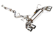 Invidia 08-14 Subaru STI 11-14 WRX Hatchback Q300 Quad S.S.tips Cat-back Exhaust