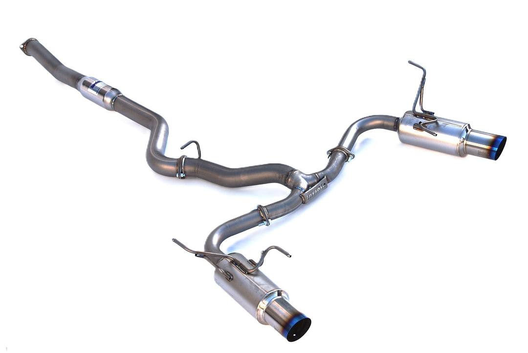 Invidia 08-14 Subaru WRX/STI Sedan Dual N1 Full Titanium Cat-back Exhaust