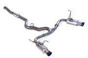 Invidia 08-14 Subaru WRX/STI Sedan Dual N1 Full Titanium Cat-back Exhaust