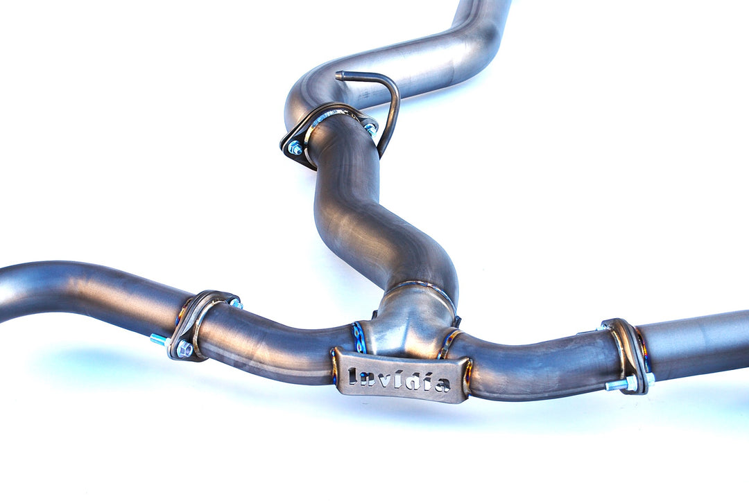 Invidia 08-14 Subaru WRX/STI Sedan Dual N1 Full Titanium Cat-back Exhaust