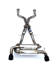 Invidia 22-Up Nissan New Z Gemini Black tip Cat-back Exhaust