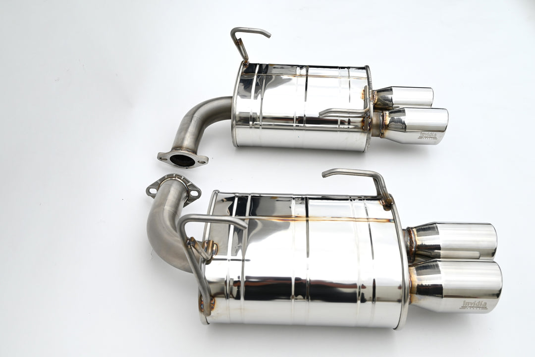 Invidia 22-Up Subaru WRX Axle Back Q300 3.5" Rolled Dual Wall S.S. Tip Exhaust