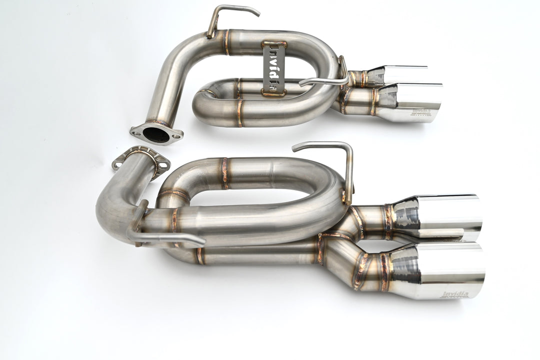 Invidia 22-Up Subaru WRX Axle Back Twin Loop 3.5" Single Layer S.S. Tip Exhaust