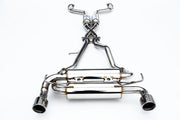 Invidia 09-Up Infiniti FX35/FX37 Gemini Rolled S.S. tip Cat-back Exhaust